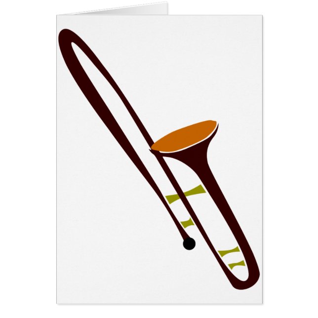 Trombone retro de los años 50 (Frente)