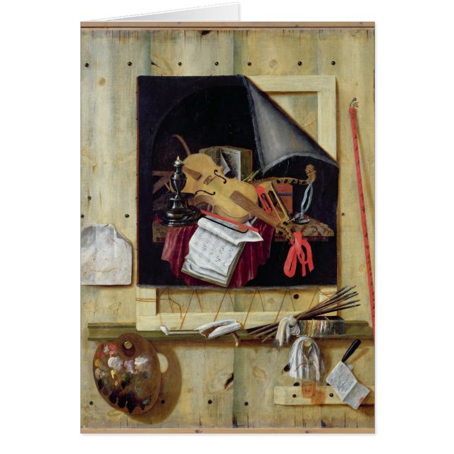 Trompe - l ' todavía del oeil vida, 1665 (Frente)