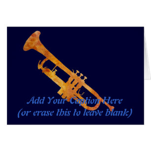 Trompeta anaranjada de oro