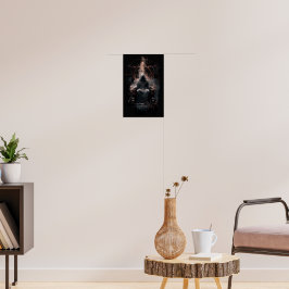 Trono de Brujo de Fantasía Oscura Arte Oculto de P