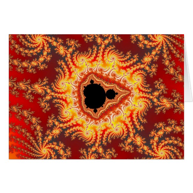 Trono De Satán - Tarjeta Fractal (Anverso (Horizontal))