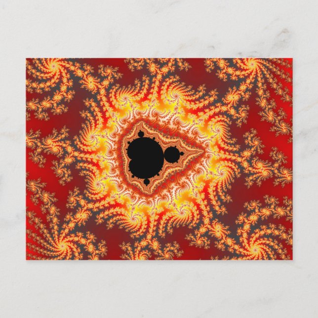 Trono De Satanás - Postal Fractal (Anverso)