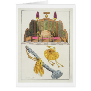 Trono de un sceptre chino del emperador, del yoyo