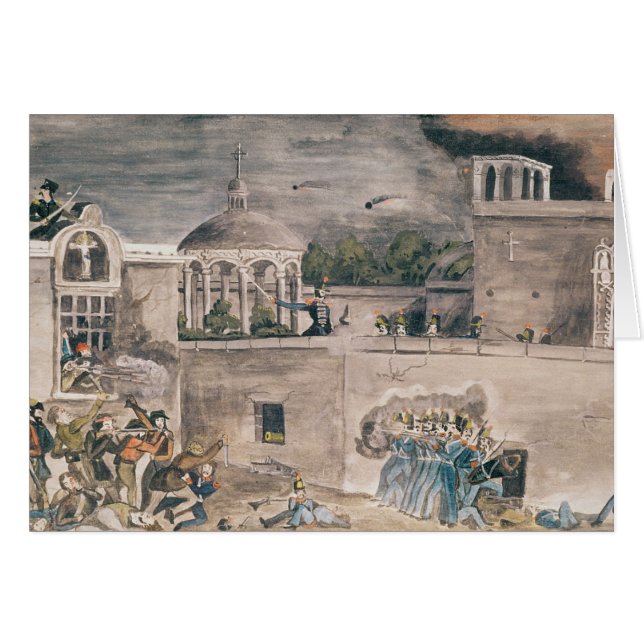 Tropas americanas debajo de general Doniphan (Anverso (Horizontal))