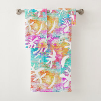 Tropical azul rosado preppy moderno