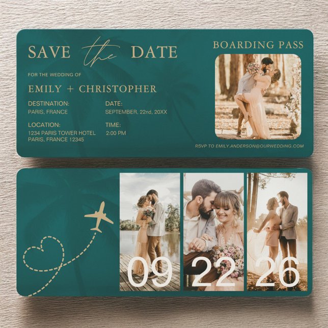 Tropical Boarding Pass Destination Plane Ticket (Subido por el creador)