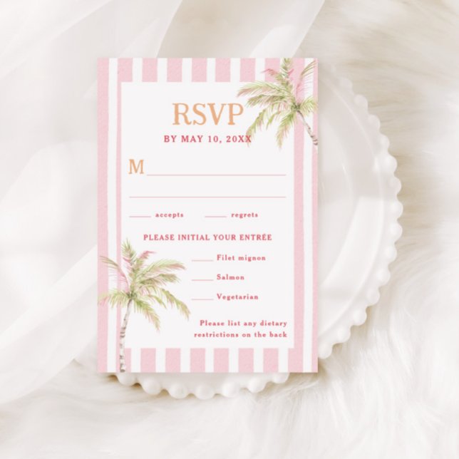Tropical Destination Wedding RSVP (Subido por el creador)