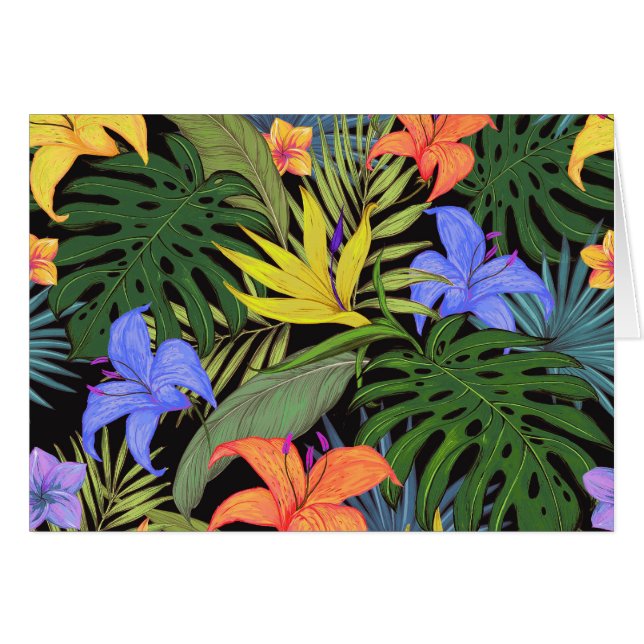 Tropical Hawaii Aloha Flower Graphic (Anverso (Horizontal))
