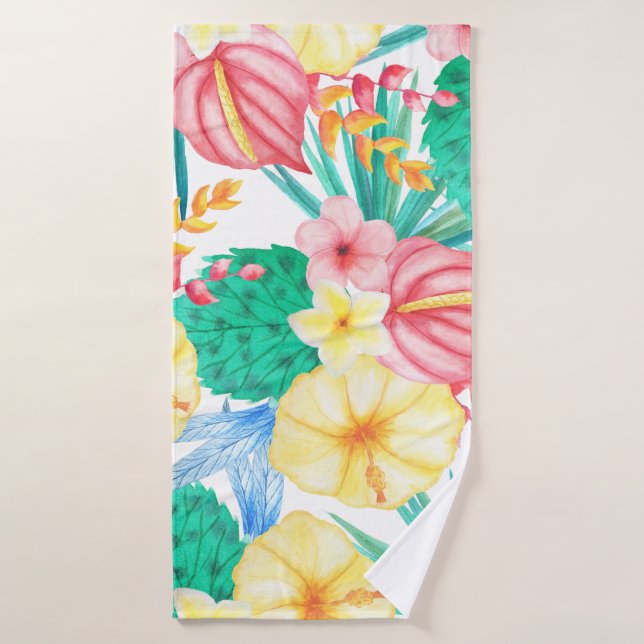 Tropical moderno (Toalla de baño)