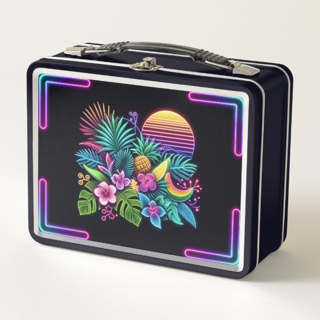 Tropical neón colorido/hawaiano (Anverso)