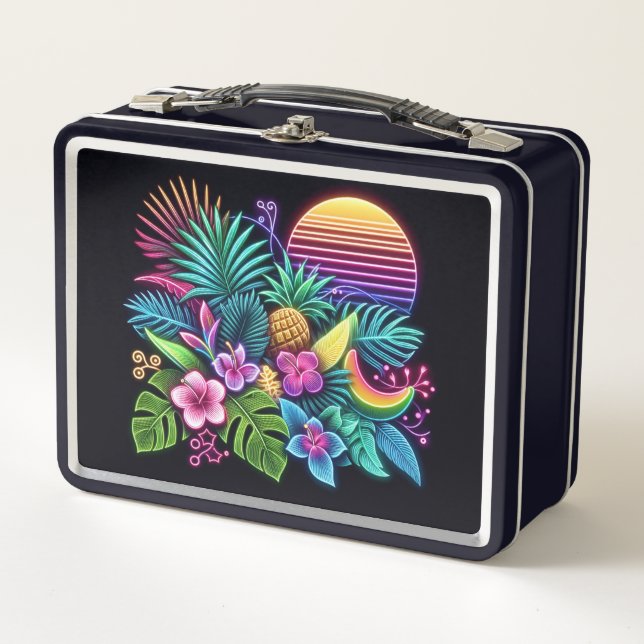 Tropical neón colorido/hawaiano (Anverso)