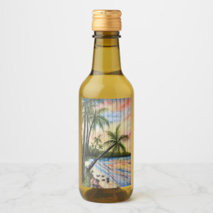 TROPICAL PALM TREES BEACH BLINDS