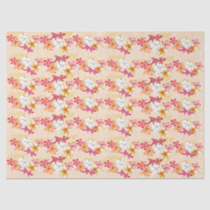 Tropicales de Hawái 2 Papel Tejido Plumeria