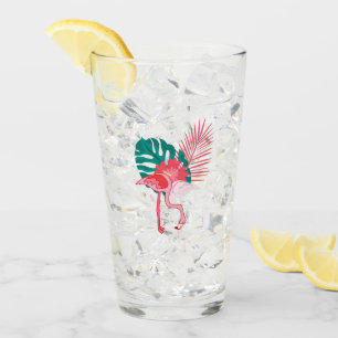 Trópico Cuto divertido flamingo patrón acuarela