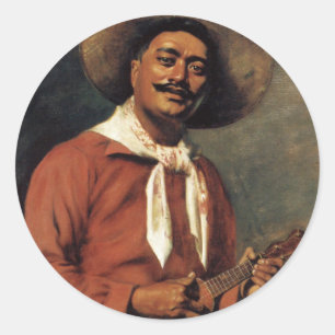 'Troubadour hawaiano' - Pegatina Hubert Vos