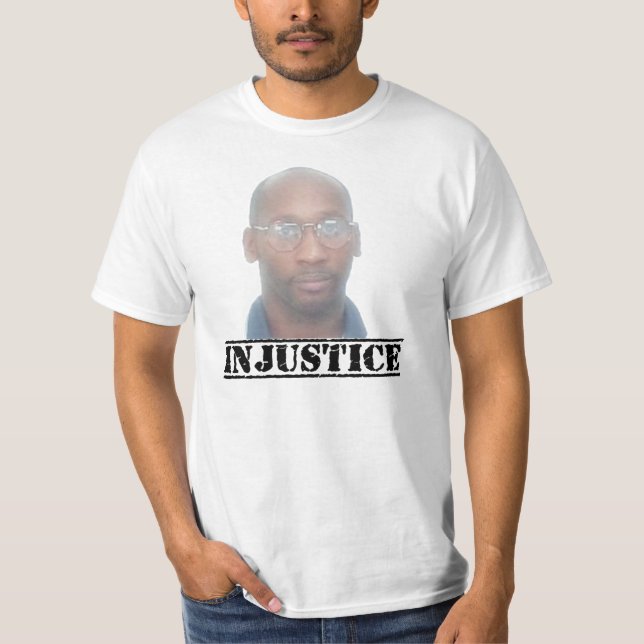 Troy Davis - camiseta de la injusticia (Anverso)