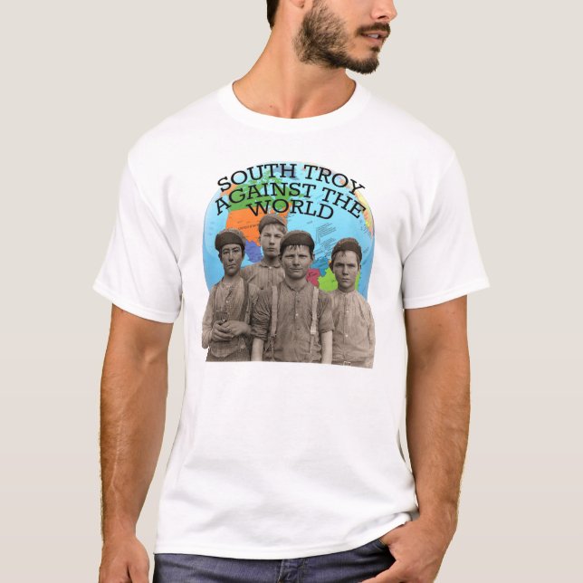 Troy del sur contra la camiseta del mundo (Anverso)