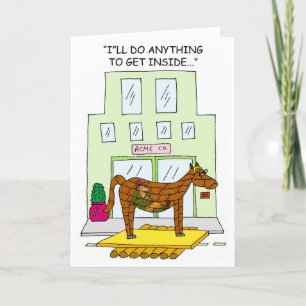 Troyano de tarjetas de felicitación de llamadas en