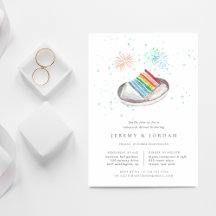 Trozo de amor | Invitación a la cena de ensayo