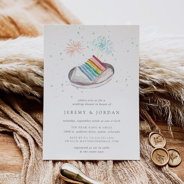 Trozo de amor | Invitación a la ducha de bodas (Subido por el creador)