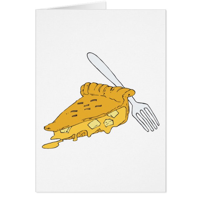 trozo de tarta de manzana (Frente)