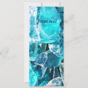 Trozos de cristal azul