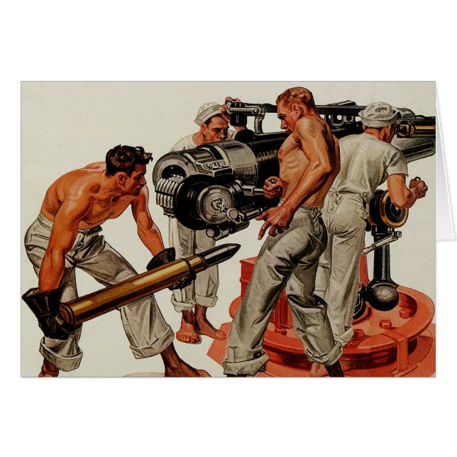 Trozos del marinero que cargan el arma grande (Anverso (Horizontal))