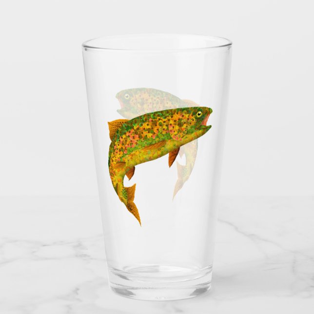 Trucha arco iris de hoja de lápiz 2 (Anverso)