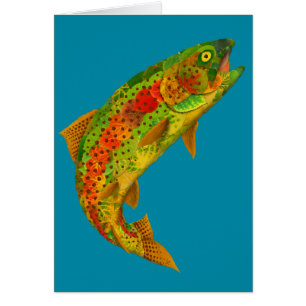 Trucha arco iris de hoja de lápiz 5