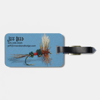 Trucha arco iris - etiqueta del equipaje