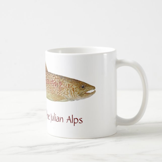 Trucha de mármol de la taza juliana de las (Derecha)