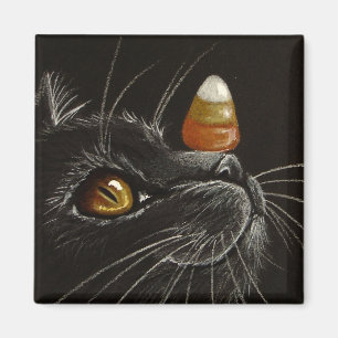 ¡Truco con las invitaciones! - Imán del gato neg