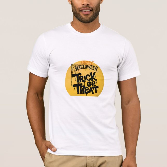 Truco de halloween de camiseta o tregua (Anverso)