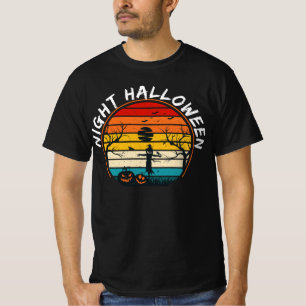Truco de la noche de Halloween o camiseta de trata