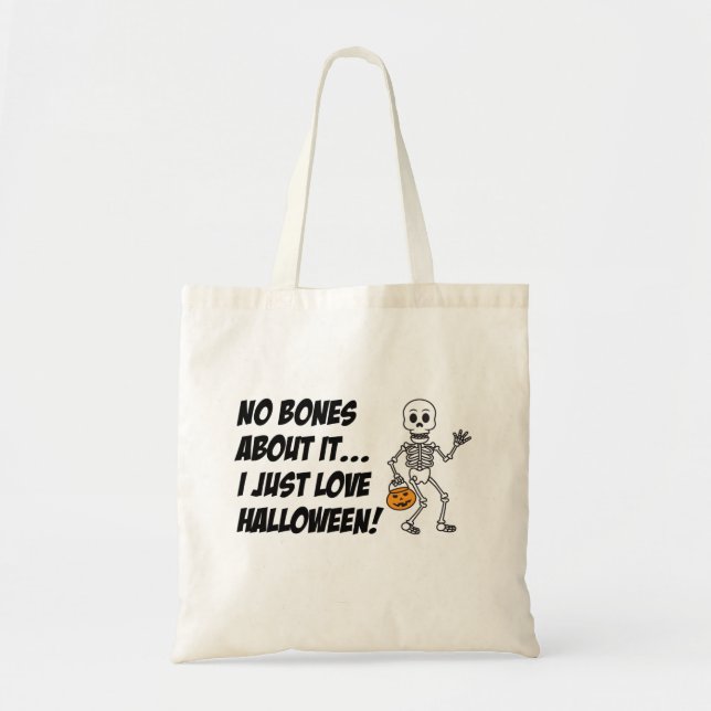 Truco De Personalizado De Skeleton Pun O Bolsa De  (Frente)