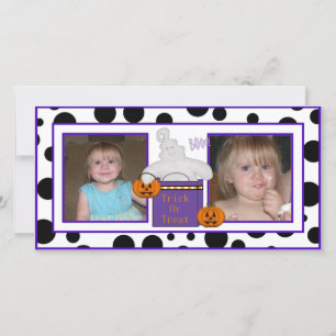 Truco de puntos o tratar tarjetas de fotos
