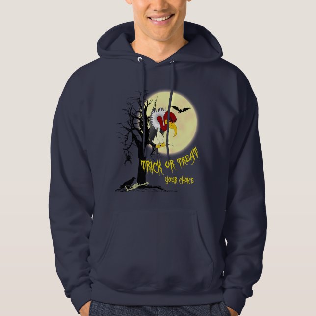 Truco del halcón o sudadera con capucha de la (Anverso)