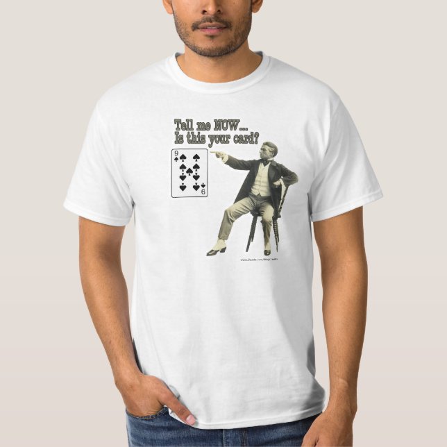 Truco mágico - 9S - camiseta del valor (Anverso)