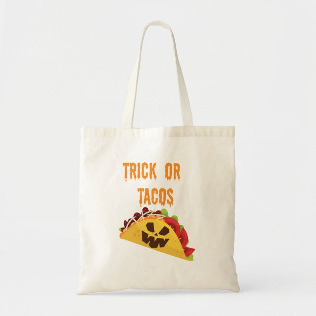 Truco o bolso de Halloween del Taco (Frente)