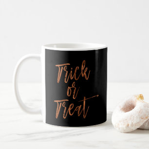 Truco o taza de café moderna de Halloween de la