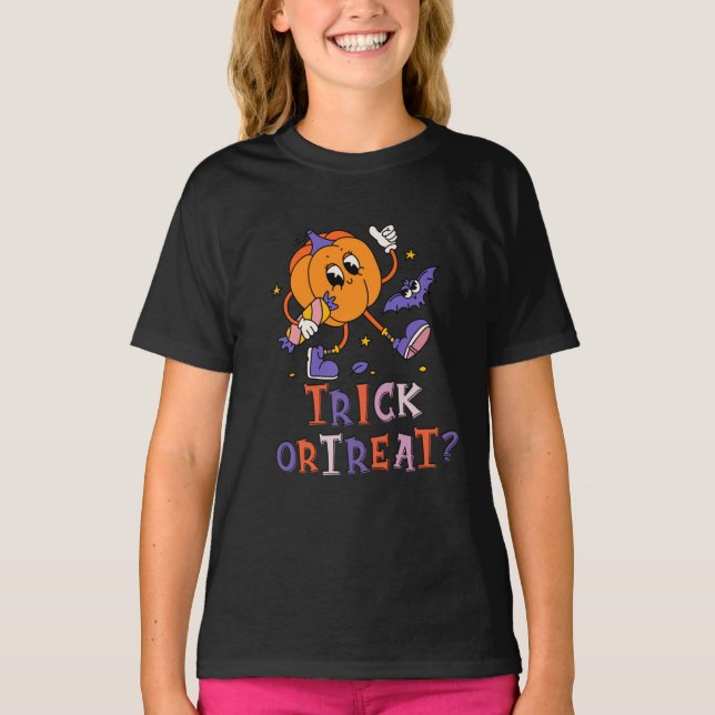 Truco O Tratamiento | Camiseta de Halloween (Anverso)