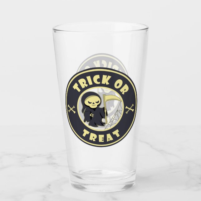 Truco o tratar el carácter de pañal gris de Hallow (Anverso)