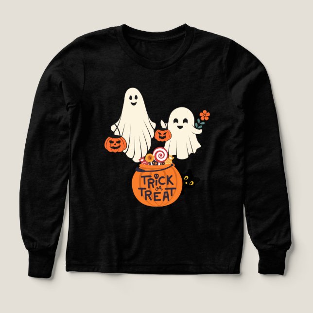 Truco o trato a los amigos fantasma (Diseño frontal)