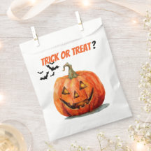 ¿Truco o trato? Bolsas favoritas de calabaza espum