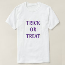 Truco o trato de camiseta masculina