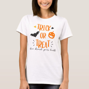 Truco o trato de la salud dental Camiseta Hallowee