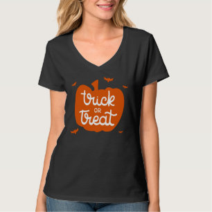 Truco o trato feliz camiseta de Halloween