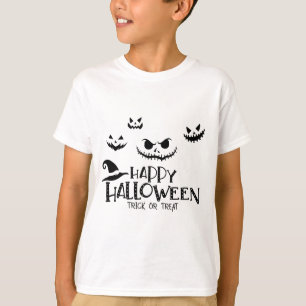 Truco o trato feliz camiseta de Halloween