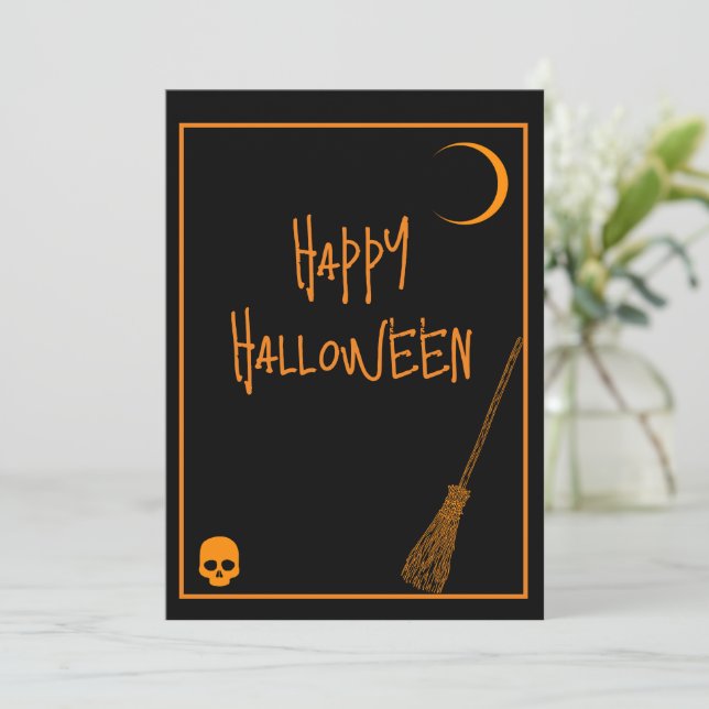 Truco o truco de Halloween (Anverso de pie)