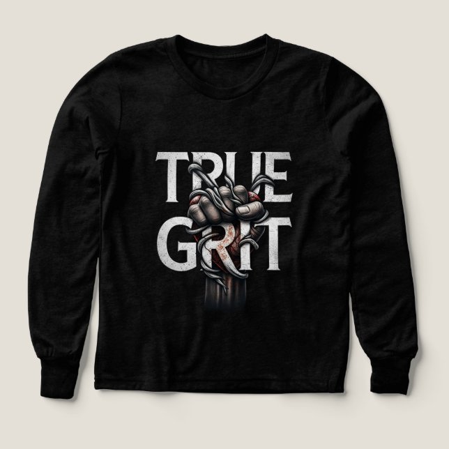 True Grit – Diseño de Puño de Poder y Perseveranci (Diseño frontal)